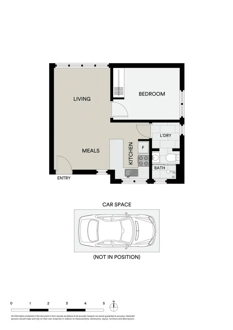 Floorplan of Homely apartment listing, 2/485 St Kilda Street, Elwood VIC 3184