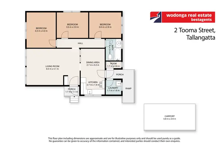 Floorplan of Homely house listing, 2 Tooma Street, Tallangatta VIC 3700