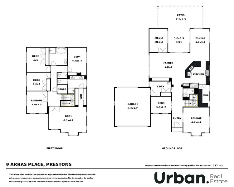 Floorplan of Homely house listing, 9 Arras Place, Prestons NSW 2170