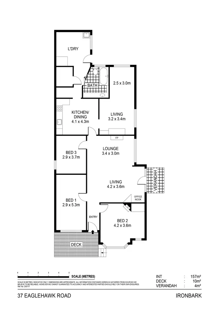 Floorplan of Homely house listing, 37 Eaglehawk Road, Ironbark VIC 3550