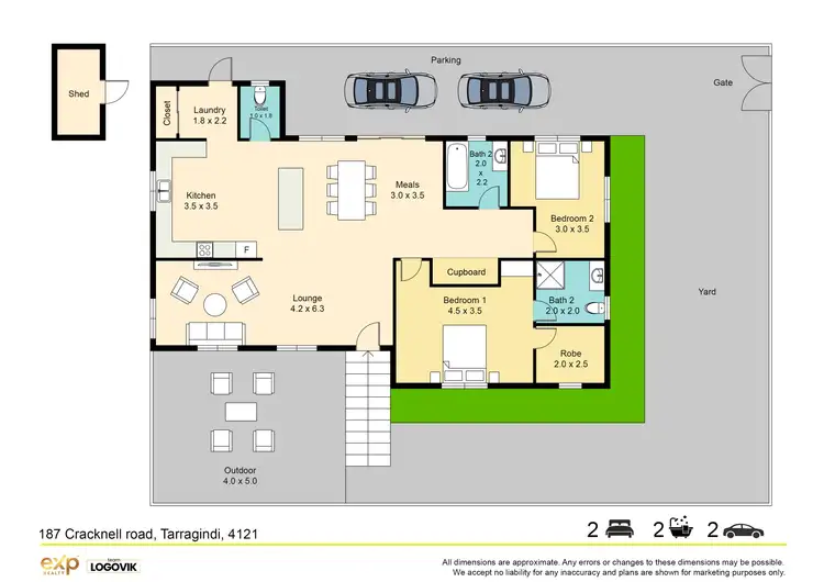 Floorplan of Homely house listing, 187 Cracknell Road, Tarragindi QLD 4121