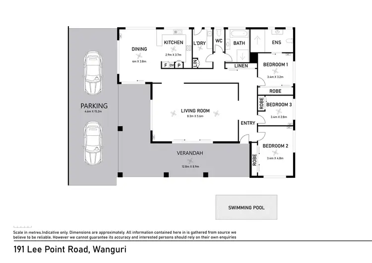Floorplan of Homely house listing, 191 Lee Point Road, Wanguri NT 810