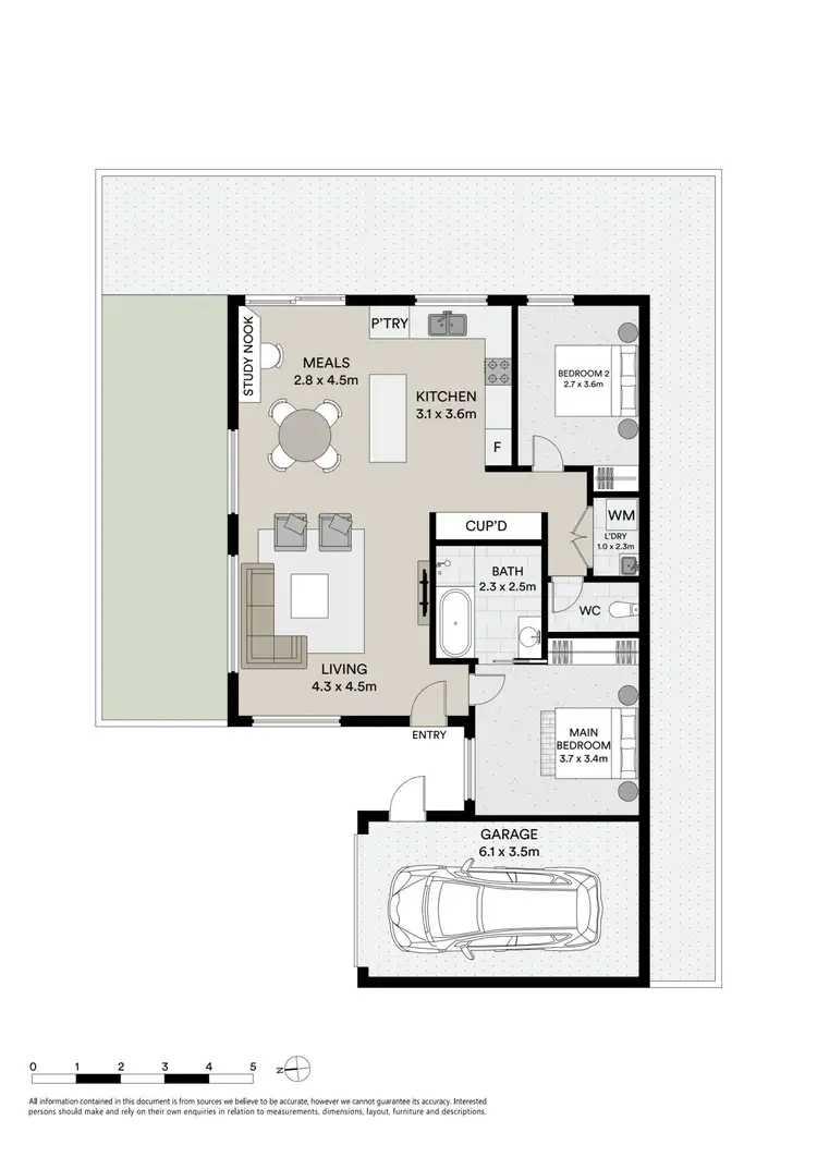 Floorplan of Homely townhouse listing, 3/506 Sherrard Street, Black Hill VIC 3350