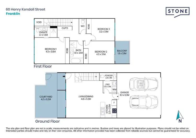 Floorplan of Homely townhouse listing, 8/60 Henry Kendall Street, Franklin ACT 2913