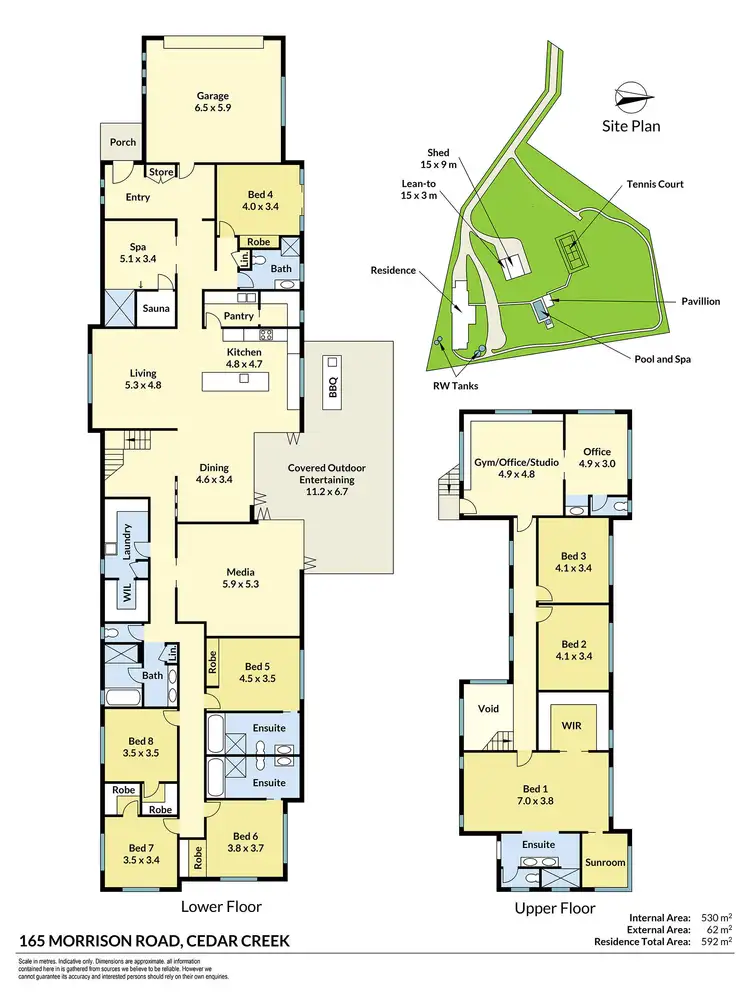 Floorplan of Homely house listing, 165 Morrison Road, Cedar Creek QLD 4520