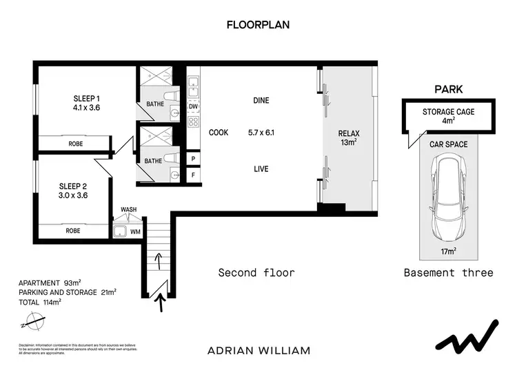 Floorplan of Homely apartment listing, 206/1-15 West Street, Petersham NSW 2049