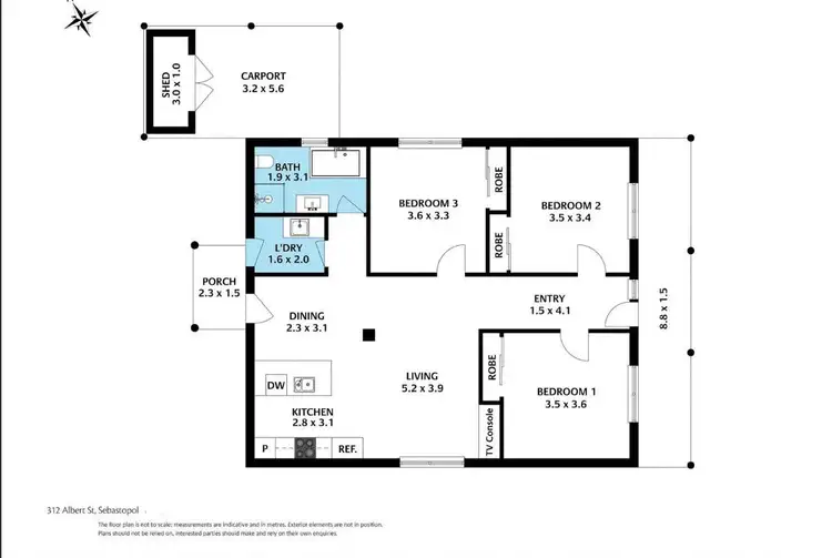 Floorplan of Homely house listing, 312 Albert Street, Sebastopol VIC 3356