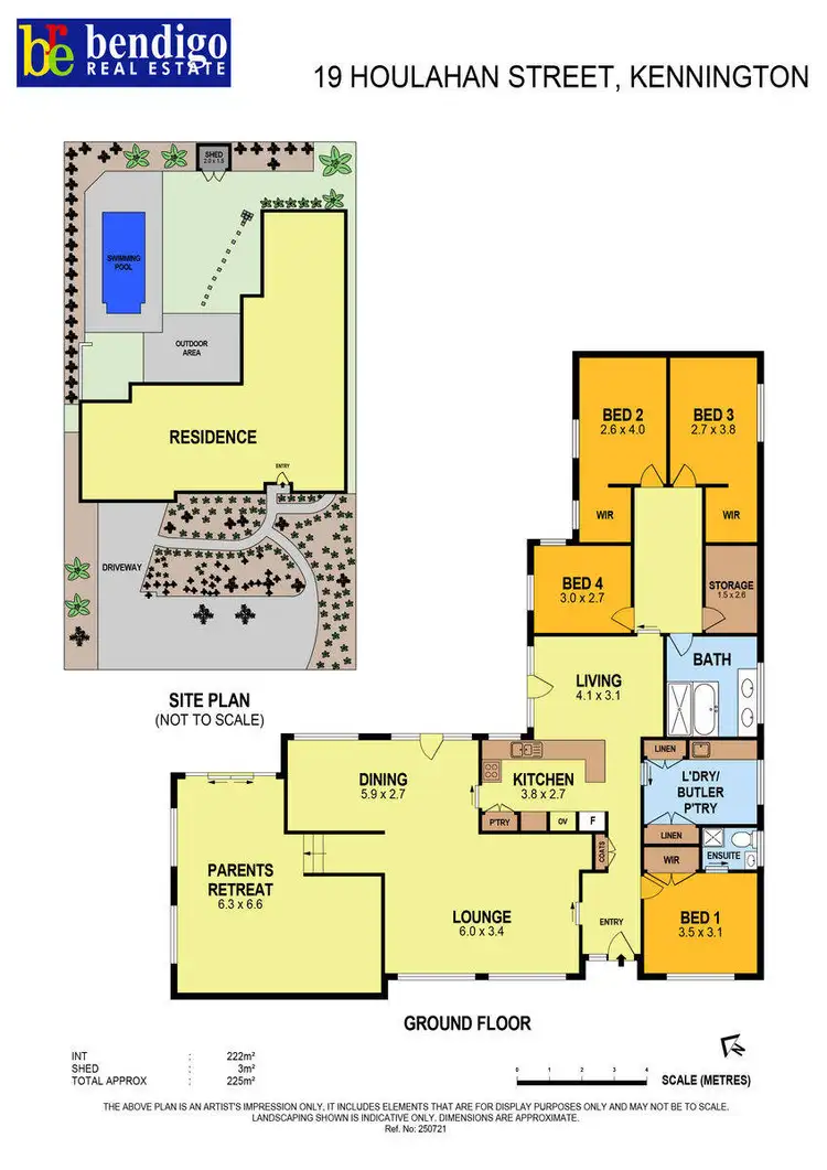 Floorplan of Homely house listing, 19 Houlahan Street, Kennington VIC 3550