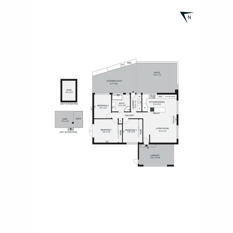Floorplan of Homely house listing, 28 Dunstone Drive, Rosebud VIC 3939