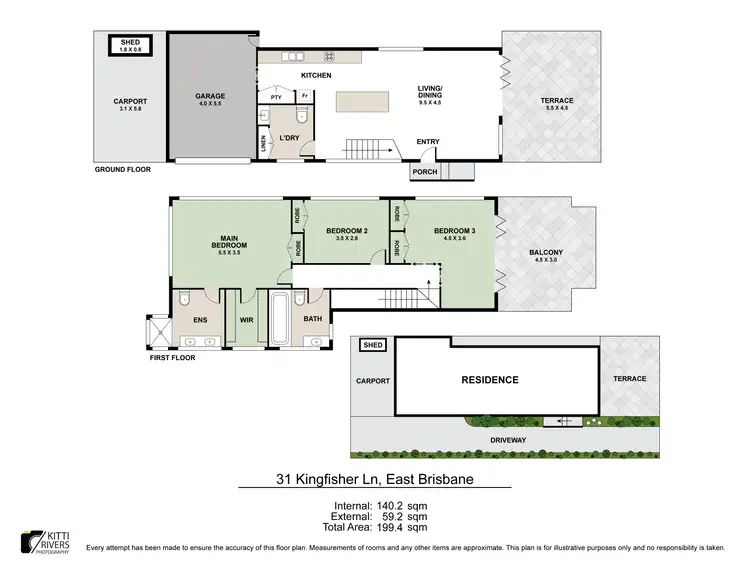 Floorplan of Homely house listing, 31 Kingfisher Lane, East Brisbane QLD 4169