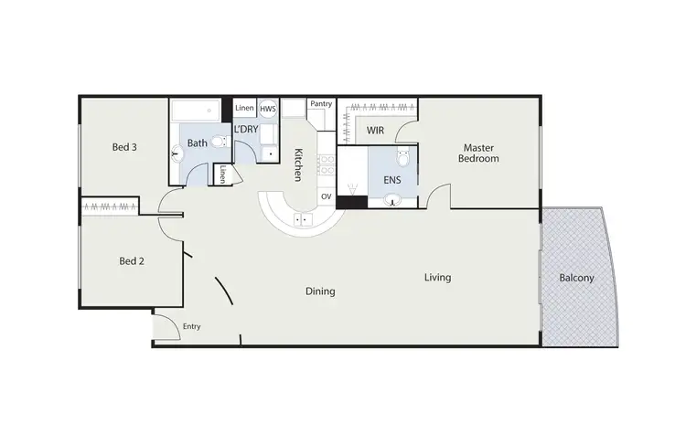 Floorplan of Homely unit listing, 6/2 Hopegood Place, Garran ACT 2605