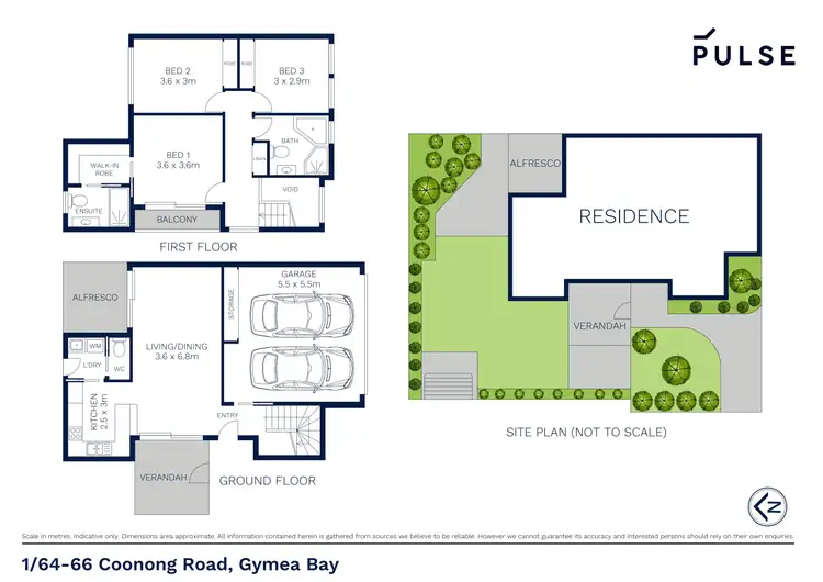 Floorplan of Homely townhouse listing, 1/64-66 Coonong Road, Gymea Bay NSW 2227