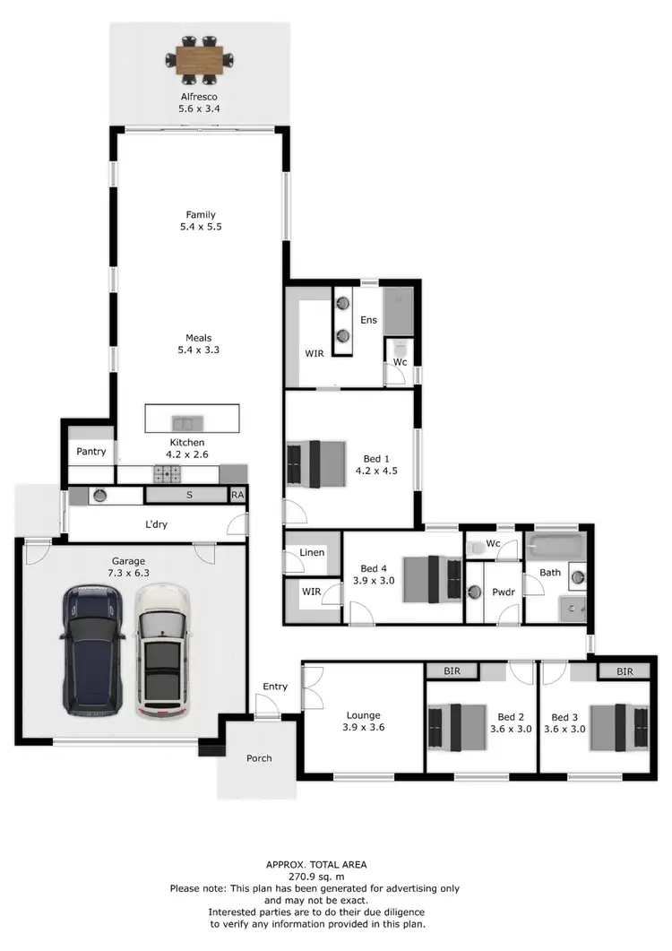 Floorplan of Homely house listing, 4 Hibberson Court, Thurgoona NSW 2640