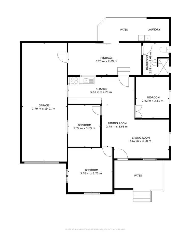 Floorplan of Homely house listing, 36 Moller Street, Gordonvale QLD 4865
