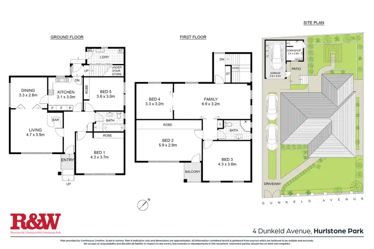 Floorplan of Homely house listing, 4 Dunkeld Avenue, Hurlstone Park NSW 2193