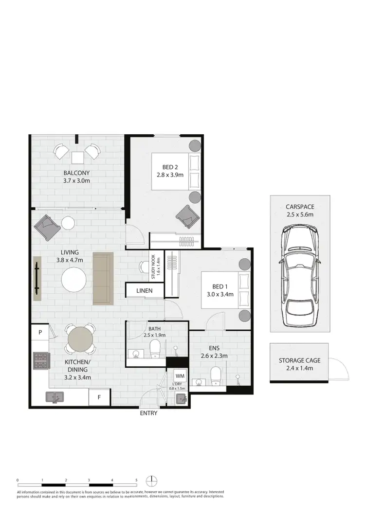 Floorplan of Homely apartment listing, 18/10 Hazelwood Place, Epping NSW 2121