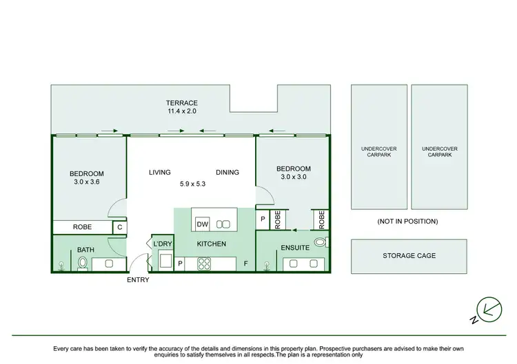 Floorplan of Homely apartment listing, 204/70 Wattletree Road, Armadale VIC 3143
