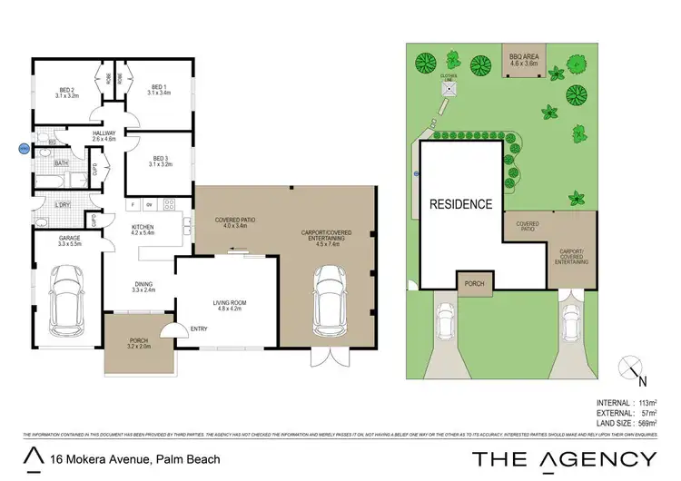 Floorplan of Homely house listing, 16 Mokera Avenue, Palm Beach QLD 4221