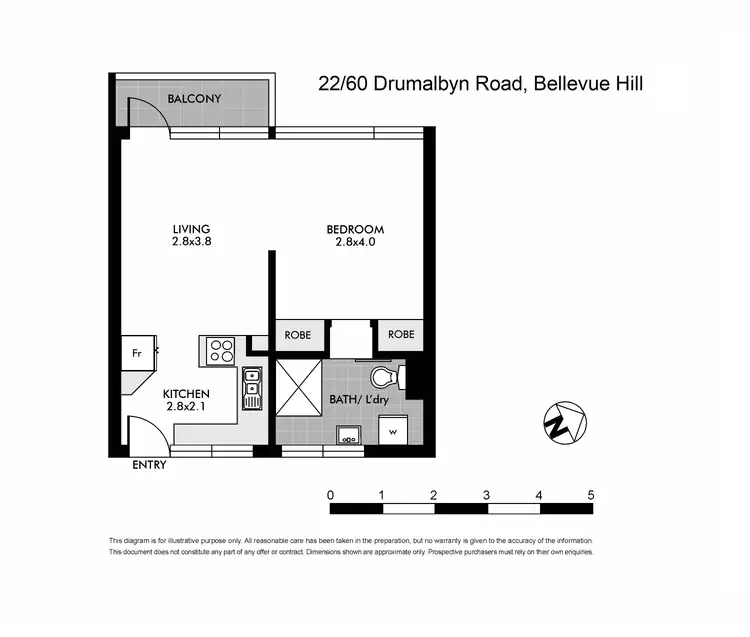 Floorplan of Homely apartment listing, 22/60 Drumalbyn Road, Bellevue Hill NSW 2023