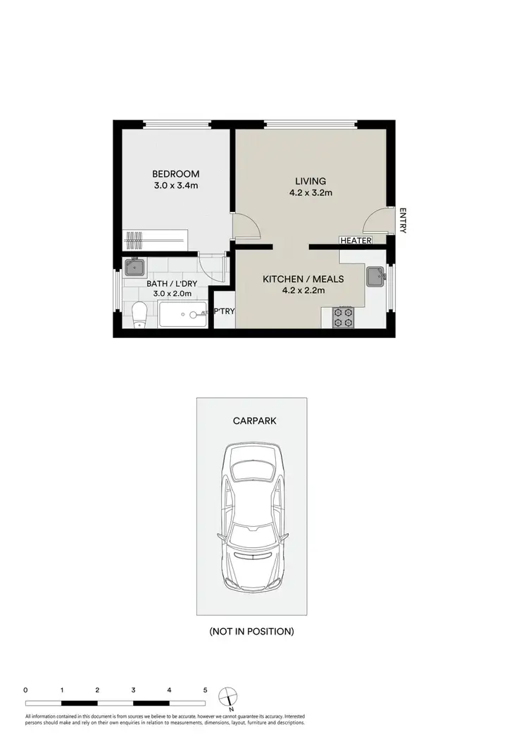 Floorplan of Homely apartment listing, 4/126 Inkerman Street, St Kilda VIC 3182