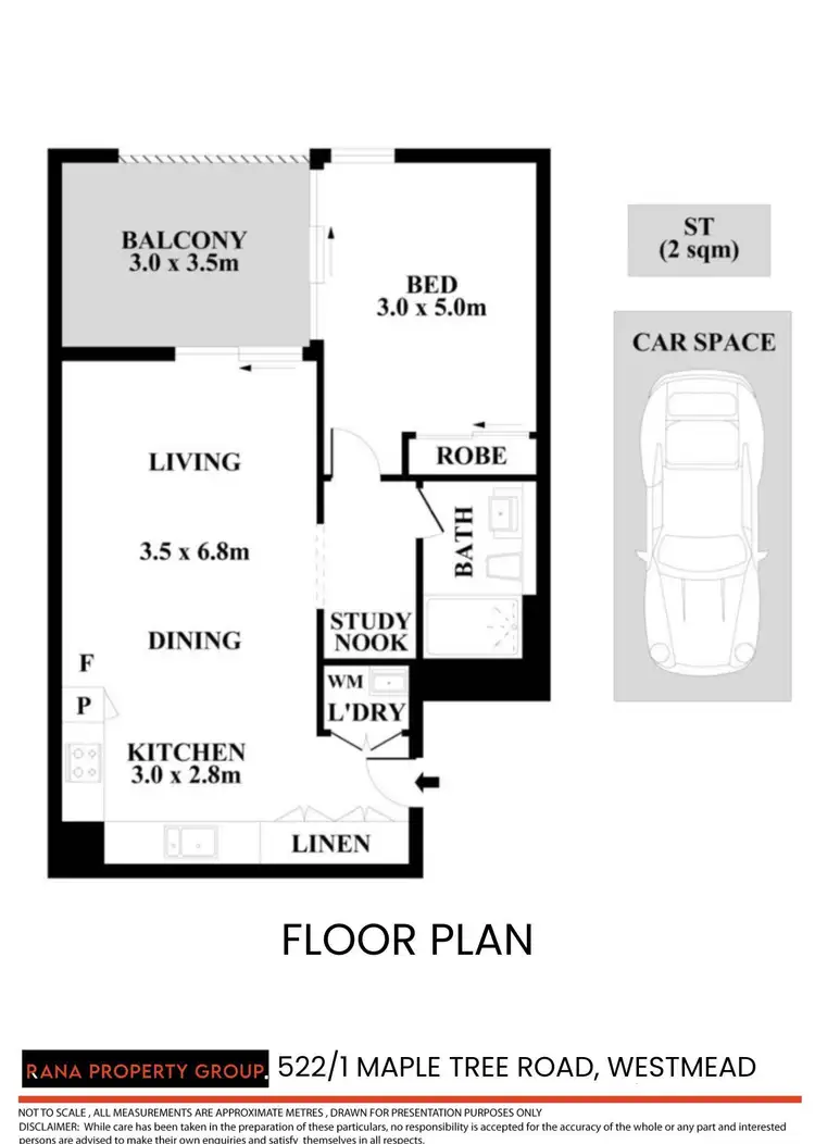 Floorplan of Homely apartment listing, 1 Maple Tree Road, Westmead NSW 2145