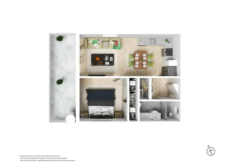 Floorplan of Homely apartment listing, G03/356 Carlisle Street, Balaclava VIC 3183
