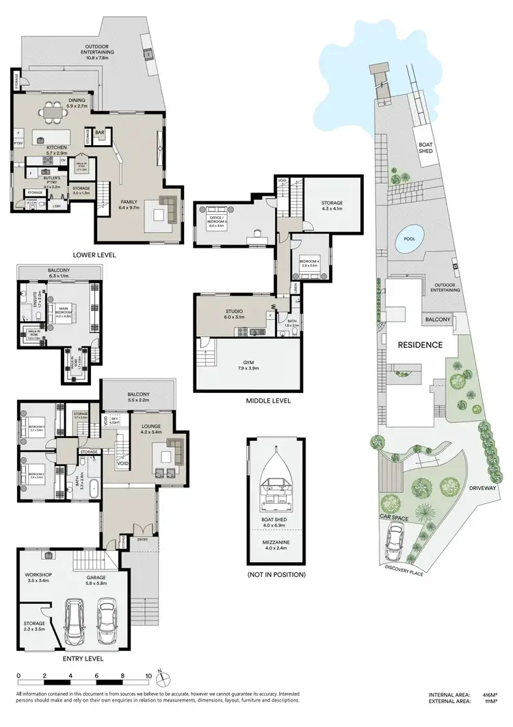 Floorplan of Homely house listing, 2 Discovery Place, Oyster Bay NSW 2225
