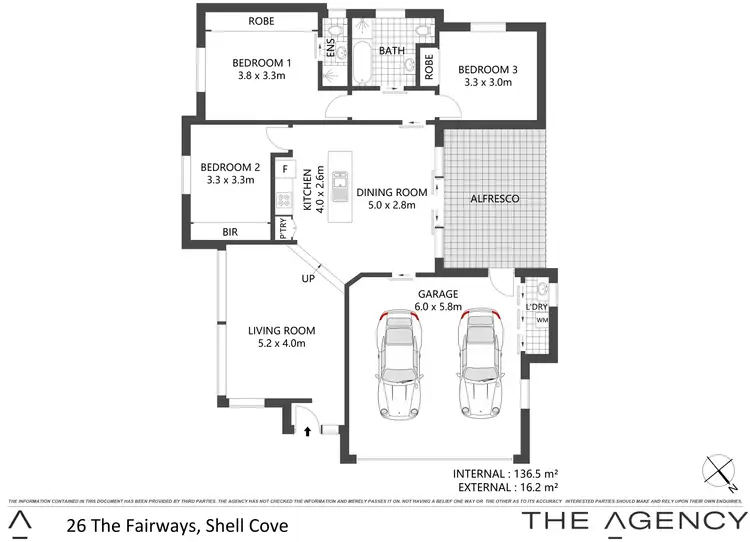 Floorplan of Homely house listing, 26 Fairways Drive, Shell Cove NSW 2529