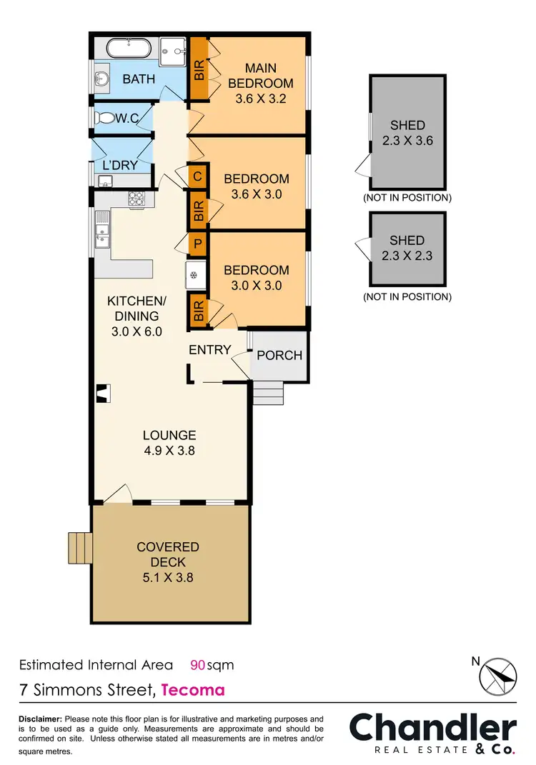 Floorplan of Homely house listing, 7 Simmons Street, Tecoma VIC 3160