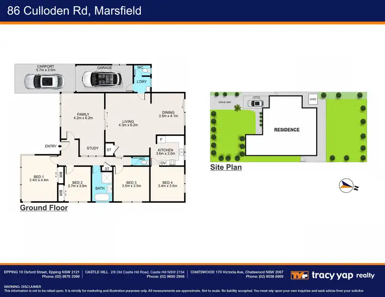 Floorplan of Homely house listing, 86 Culloden Road, Marsfield NSW 2122