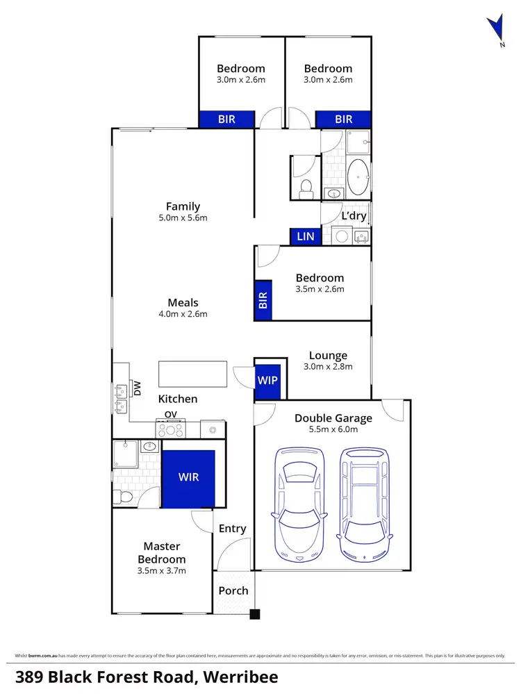 Floorplan of Homely house listing, 389 Blackforest Road, Werribee VIC 3030
