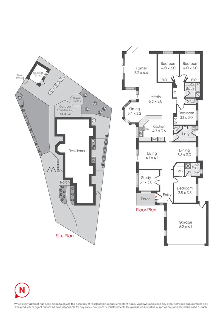 Floorplan of Homely house listing, 6 McPherson Place, Werribee VIC 3030