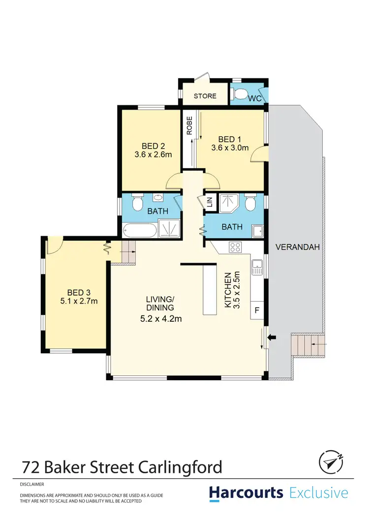 Floorplan of Homely house listing, 72 Baker Street, Carlingford NSW 2118