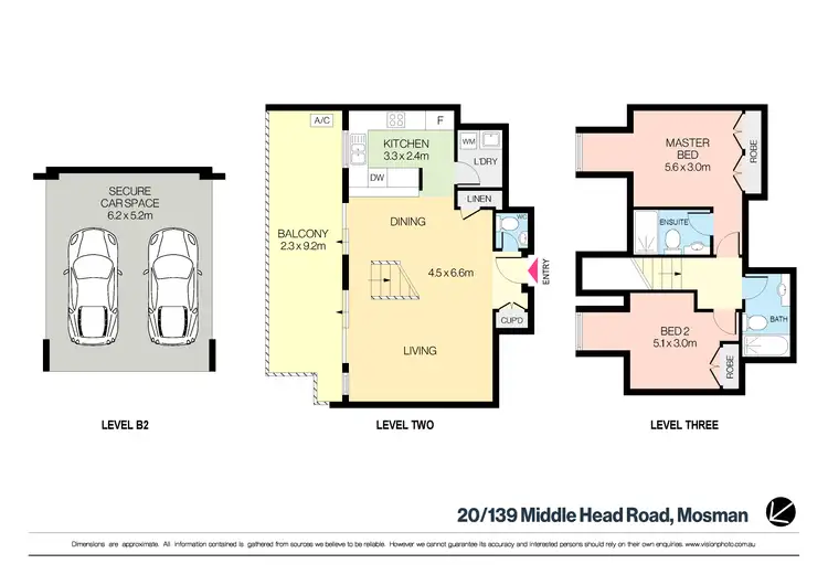 Floorplan of Homely apartment listing, 20/139-153 Middle Head Road, Mosman NSW 2088