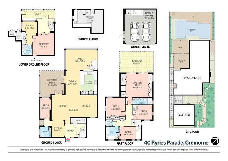 Floorplan of Homely house listing, 40 Ryries Parade, Cremorne NSW 2090