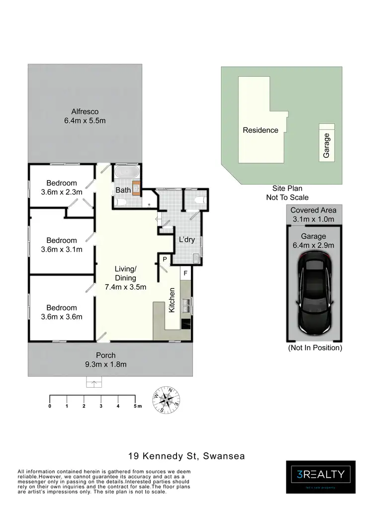 Floorplan of Homely house listing, 19 Kennedy Street, Swansea NSW 2281