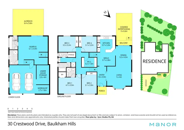Floorplan of Homely house listing, 30 Crestwood Drive, Baulkham Hills NSW 2153
