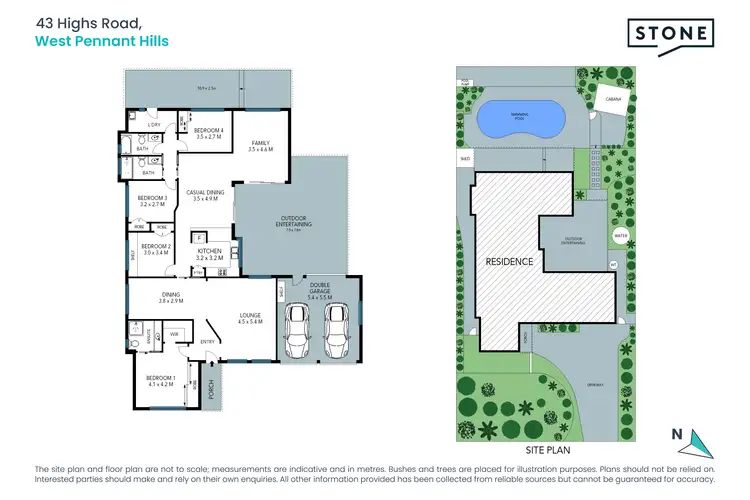 Floorplan of Homely house listing, 43 Highs Road, West Pennant Hills NSW 2125
