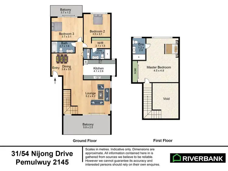 Floorplan of Homely unit listing, 31/54-62 Nijong Drive, Pemulwuy NSW 2145
