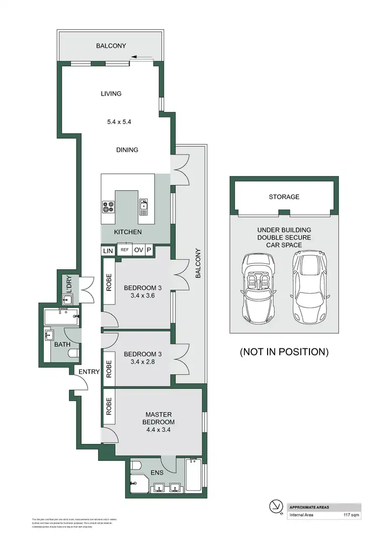 Floorplan of Homely apartment listing, 61/7-17 Sinclair Street, Wollstonecraft NSW 2065