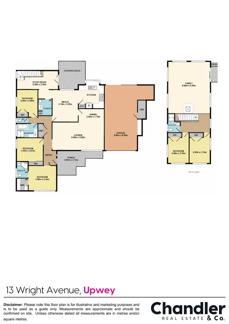Floorplan of Homely house listing, 13 Wright Avenue, Upwey VIC 3158