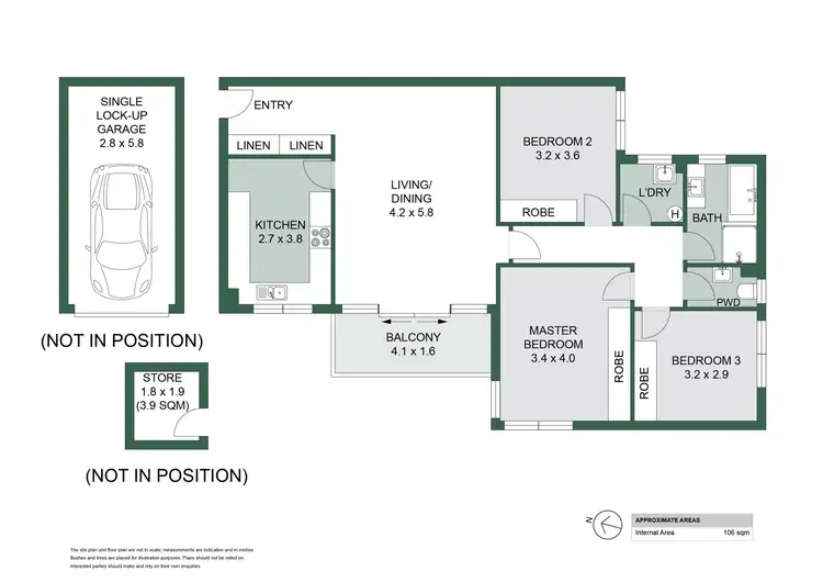 Floorplan of Homely apartment listing, 7/57 Shirley Road, Wollstonecraft NSW 2065