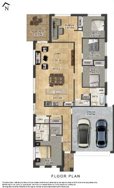 Floorplan of Homely house listing, 10 Kittyhawk Road, Point Cook VIC 3030