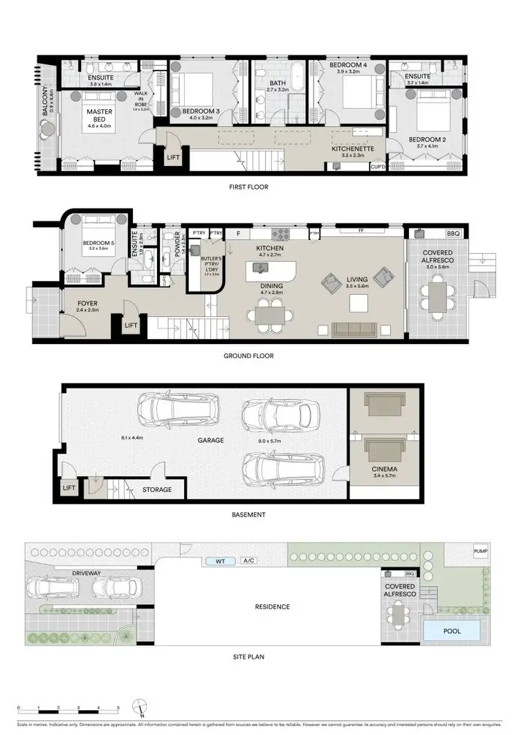 Floorplan of Homely semi-detached listing, 34 Swan Avenue, Strathfield NSW 2135