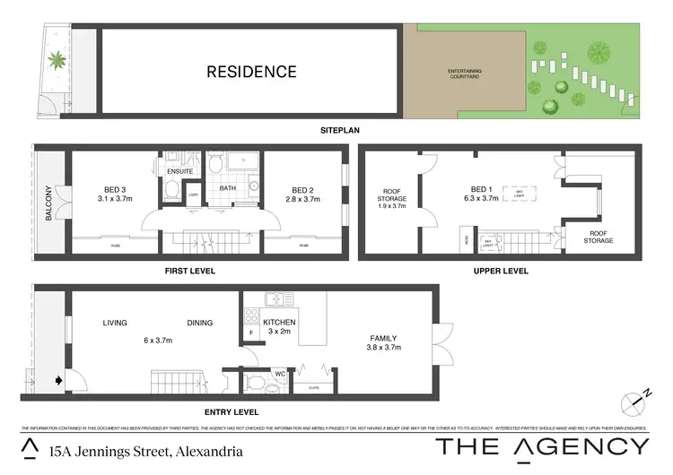 Floorplan of Homely house listing, 15A Jennings Street, Alexandria NSW 2015