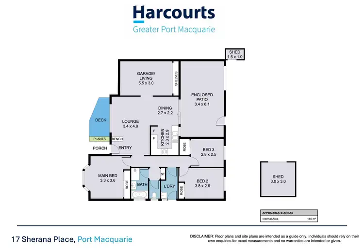 Floorplan of Homely house listing, 17 Sherana Place, Port Macquarie NSW 2444
