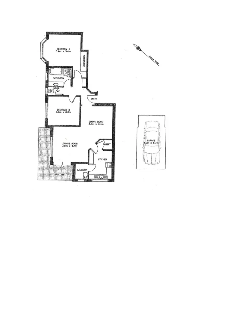 Floorplan of Homely unit listing, 6/257 Pacific Highway, Lindfield NSW 2070