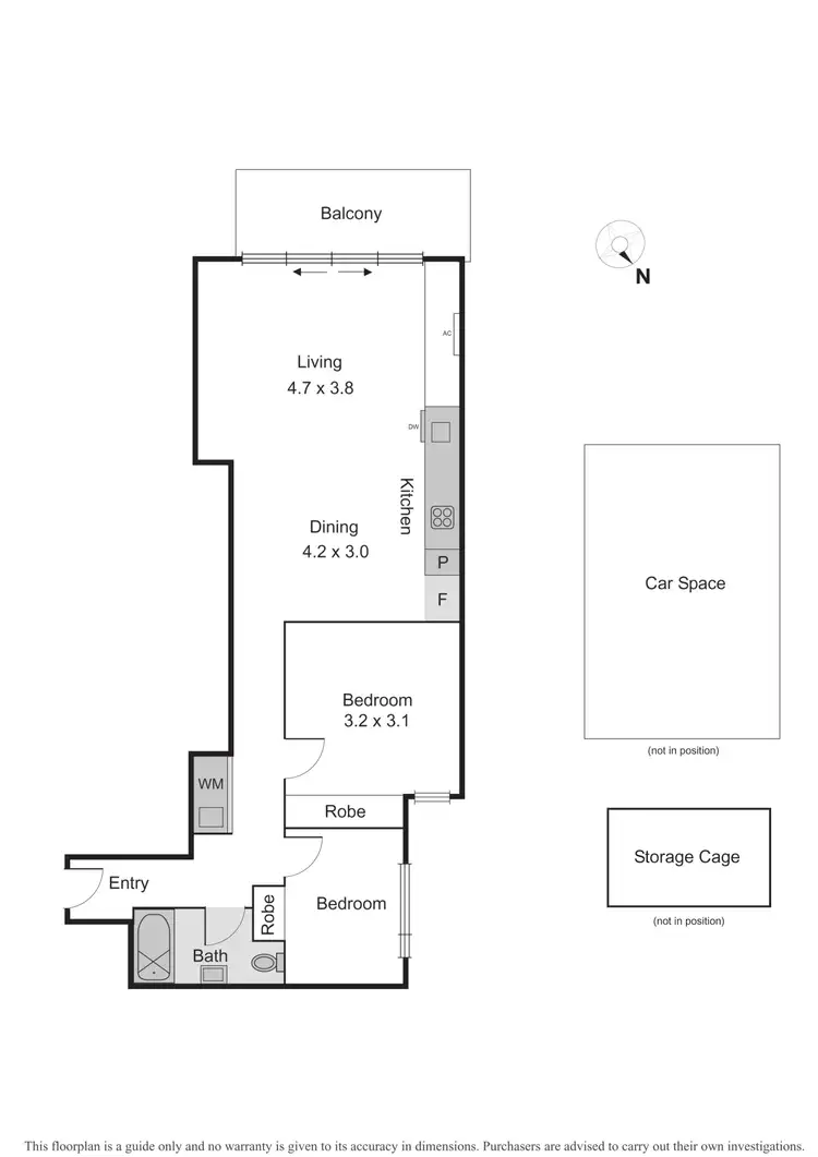 Floorplan of Homely apartment listing, 108/96 Ormond Road, Elwood VIC 3184