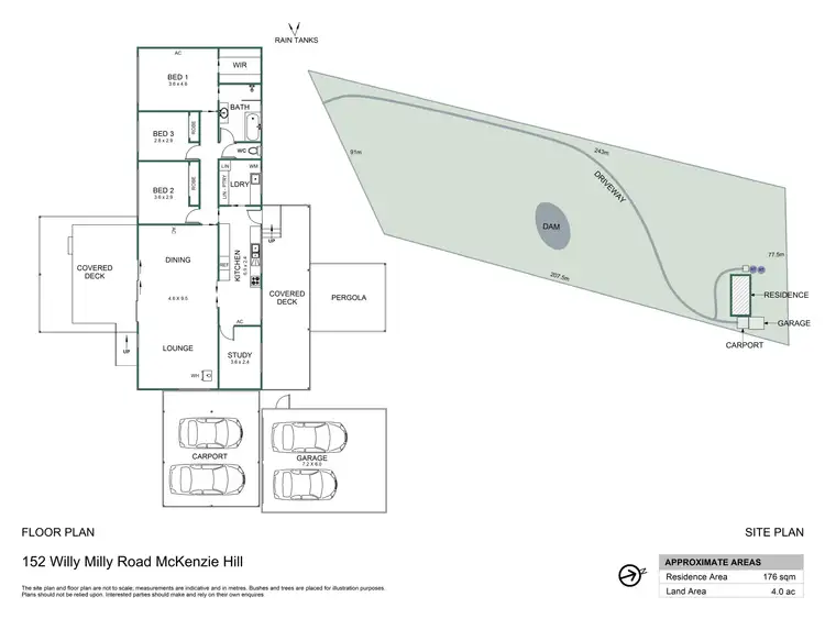 Floorplan of Homely house listing, 152 Willy Milly Road, Mckenzie Hill VIC 3451