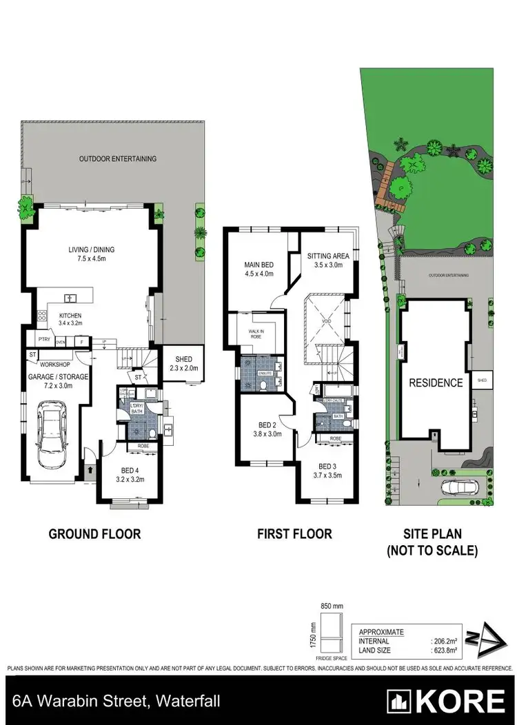 Floorplan of Homely house listing, 6a Warabin Street, Waterfall NSW 2233